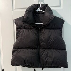 Black Puffer Vest